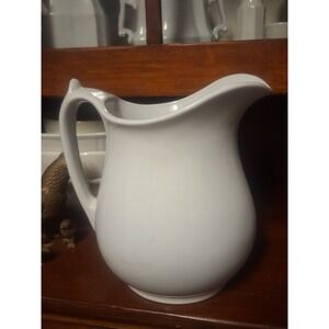 Antique white ironstone J. Wedgwood 9" tall